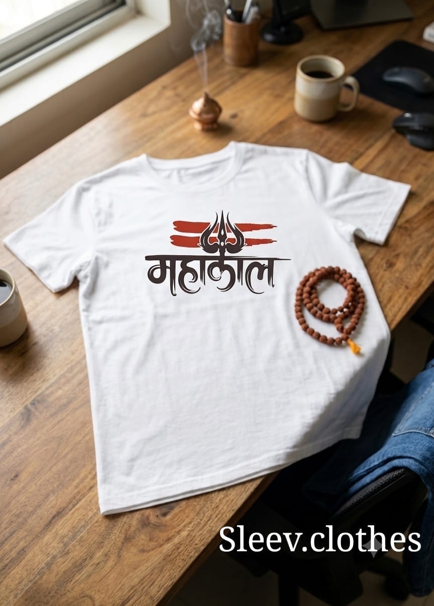 Lord Shiva Mahakal / namah shiva / har har mahadev T-Shirt | Breathable Cotton