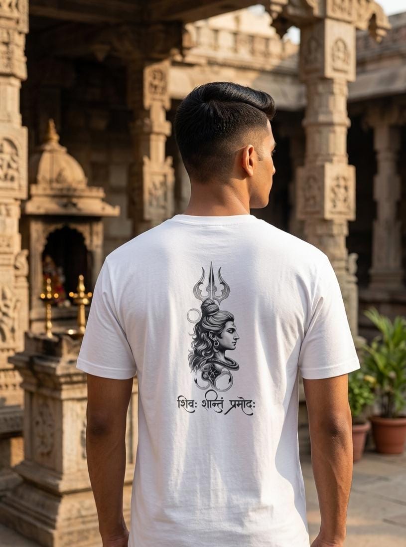 Lord Shiva Mahakal / namah shiva / har har mahadev T-Shirt | Breathable Cotton